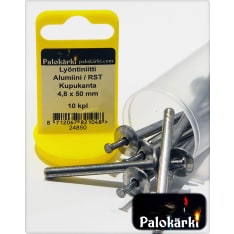 PALOKÄRKI Alumiini/RST kupukanta 4,8 x 50 mm 10 kpl Lyöntiniitti