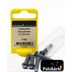 PALOKÄRKI Kupukanta 5 x 25 mm 5 kpl Teräsniitti