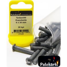 PALOKÄRKI Kupukanta 6 x 30 mm 20 kpl Teräsniitti