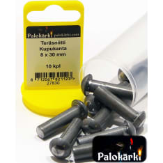 PALOKÄRKI Kupukanta 8 x 30 mm 10 kpl Teräsniitti