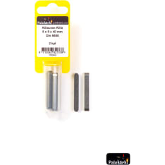 Palokärki 5x5x40mm Din 6885 2kpl kiilauran kiila