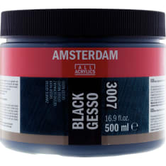 Amsterdam musta gesso 500ml pohjustusaine