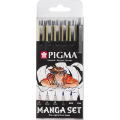 Sakura Pigma Tool Manga 6-setti