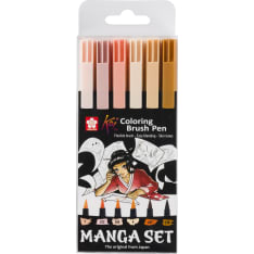 Sakura Koi Coloring Brush Pen 6-setti sivellinkynä