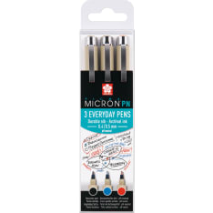 Pigma Micron PN office set 3 colours