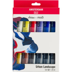 Amsterdam Urban Landscape 12x20ml acrylic paint set