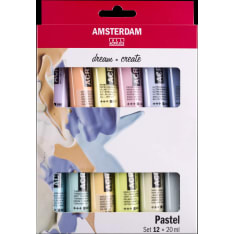Amsterdam pastels set 12x20ml acrylic paint set