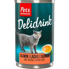 Pets Unlimited delidrink salmon 135 ml cat drink