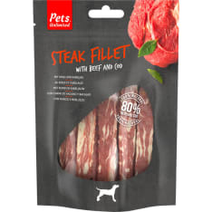 Pets Unlimited nautafileesuikaleet 100 g koiralle