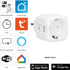 Alecto SMART-PLUG10 Smart 16A Wi-Fi-pistoke