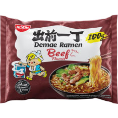 Nissin Demae Ramen 100g naudanlihanmakuinen pikanuudelikeitto