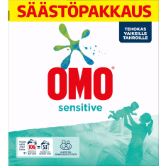 Omo sensitive 3,72 kg pyykinpesujauhe