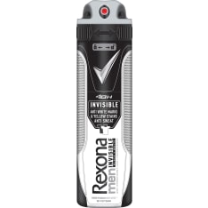 Rexona Men Invisible Blac & White 150 ml antiperspirantti spray