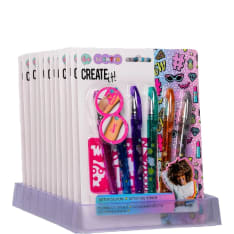 Create It! Tatuointikynät 6kpl ja 2 sapluunaa