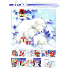 Farnia christmas 3D-book A5, pictures to cut out