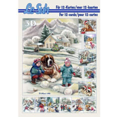 Farnia winter 3D-book A5, pictures to cut out
