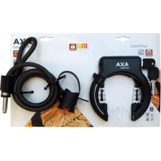 Axa Solid Plus frame lock + additional cable