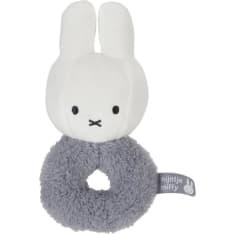 Miffy Fluffy rattle blue