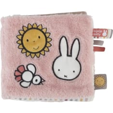 Miffy Fluffy pehmokirja pinkki