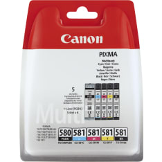 Canon PGI-580/CLI-581 musta/CMYK mustepatruuna