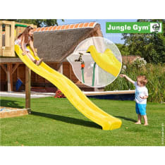 Jungle Gym keltainen 2,65 m pitkä liukumäki