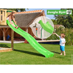 Jungle Gym vihreä 2,65 m pitkä liukumäki
