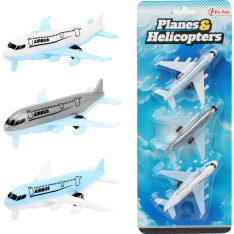 Planes & Helicopters Airbus 3 kpl matkustajalentokone