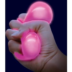 Glow N Fun puristeltava pimeässä hohtava pallo (lajitelma)