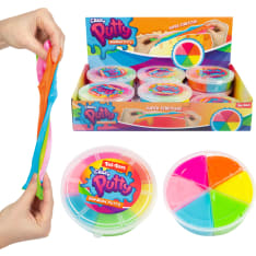 Fun Putty neonmassa säilytysrasiassa