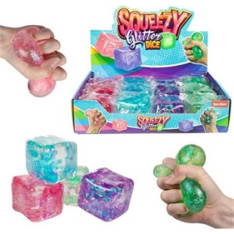 Squeezy Glitter puristelukuutio