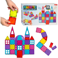 Toi-Toys 33-osainen magneettinen rakennussarja