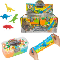 World of Dinosaur putty with decorations