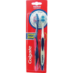 Colgate Zigzag medium 2-pack hammasharja