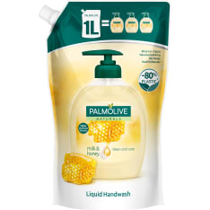 Palmolive Naturals Milk & Honey 1000 ml nestesaippua täyttöpussi