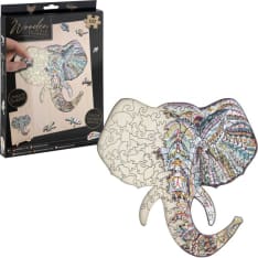 Grafix Elephant puinen 137p palapeli