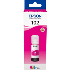 Epson 102 EcoTank magenta mustepullo