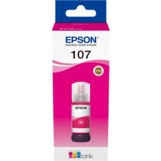 Epson 107 EcoTank magenta mustepullo