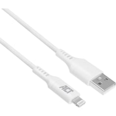 ACT Usb 2.0 charging/data cable a male - lightning male 1 meter, mfi certified