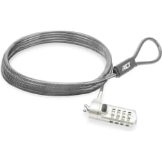ACT Wedge laptop lock with combination lock