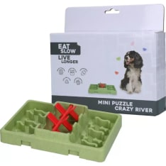 Eat Slow Live Longer Mini Puzzle Crazy River dog activation game