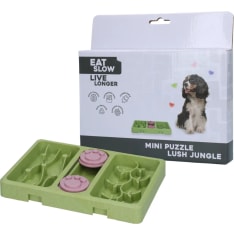 Eat Slow Live Longer Mini Puzzle Lush Jungle dog activation game