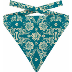Plenty botanic blue l koiran bandana