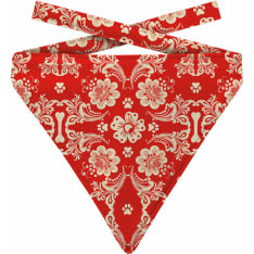 Plenty botanic red m koiran bandana