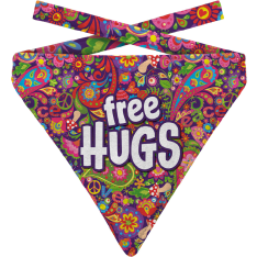 Plenty Free Hugs Paislay L koiran bandana