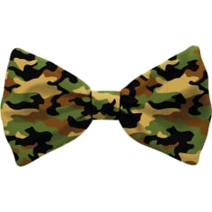 Plenty Army S cat bow tie