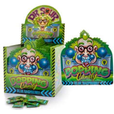 Dr Sour Blue Rasberry 15 g Popping Candy