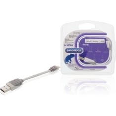 Bandridge BBM39300W01i Apple Lightning - USB A Uros 0.10 m Synkronointi- ja Latauskaapeli