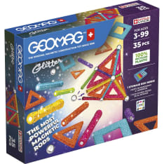 Geomag Glitter Recycled 35 magneettinen rakennussarja