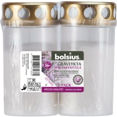 Bolsius 36h 2pcs funeral candle