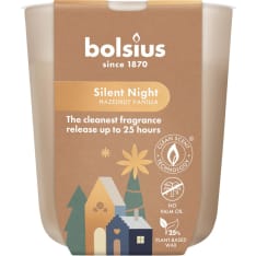 Bolsius True Glos Silent Night 8x7,3cm kynttilä
